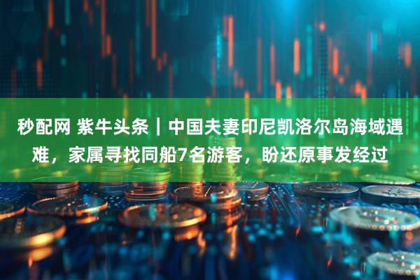 秒配网 紫牛头条｜中国夫妻印尼凯洛尔岛海域遇难，家属寻找同船7名游客，盼还原事发经过